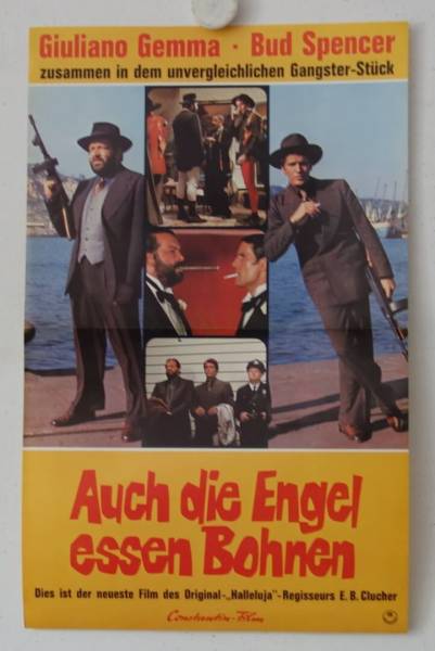 Auch die Engel essen Bohnen originales deutsches A3-Filmplakat